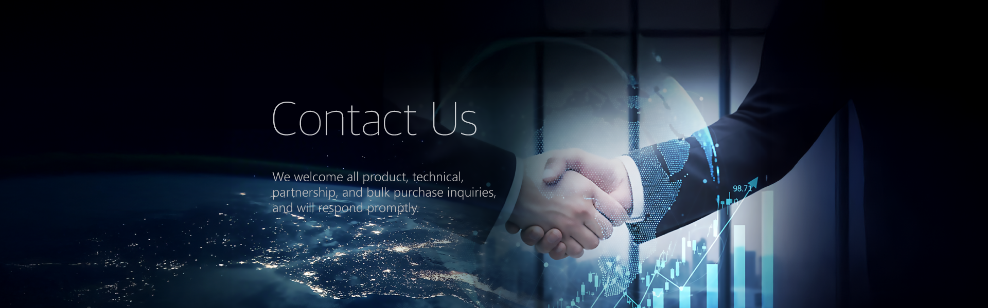 Two women sitting at a modern table talking with a city view behind them.